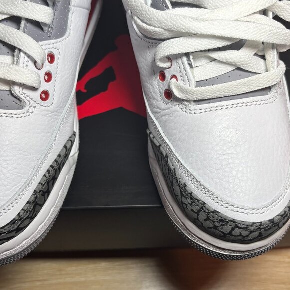 Jordan Retro 3 Fire Red GS 7 / Women’s 9 – Like New with Box - Picture 2 of 5